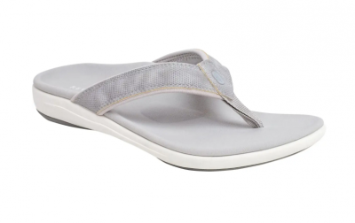 Dép xỏ ngón sức khỏe nữ Revitalign Yumi Metallic Grey